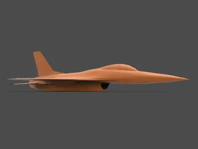 General Dynamics F-16 3D print model