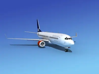 Boeing 737-800ER SAS 3D model