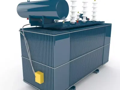 commercial area 3D model