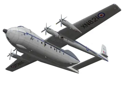 Armstrong Whitworth Argosy AW660C 3D model