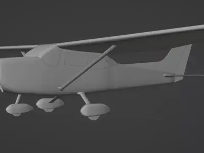Cessna 172 SP Free 3D model