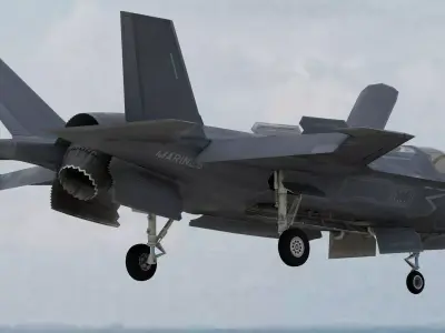 Lockheed Martin F-35B Lightning II Marines STOVL 3D model
