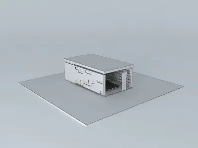 Santorini interior Free 3D model