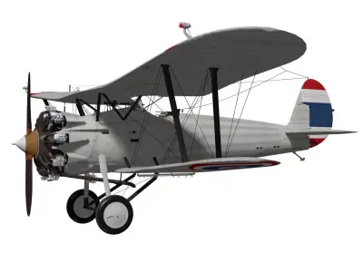 Bristol Bulldog Mk-II 3D model