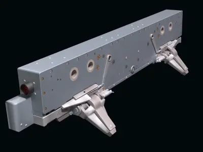 BRU-47A Weapon Rack 3D model