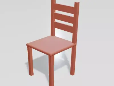 Modern Interior Furniture Kit Free low-poly 3D model