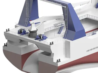 Fishing Trawler 3D model