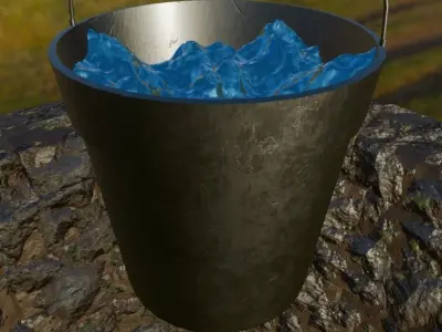 Old Stone Well Free 3D model