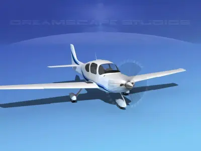 Cirrus SR22 V04 3D model