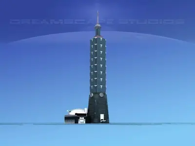 Taipei 101 World Financial Center 3D model