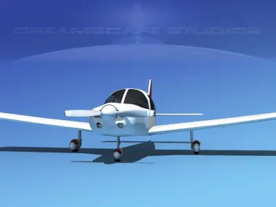 Piper PA-28-235 Cherokee  V17 3D model