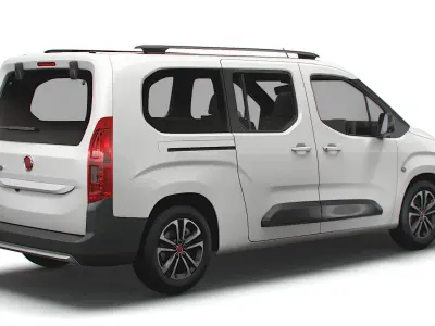 Fiat E-Doblo 361 XL 2023 3D model