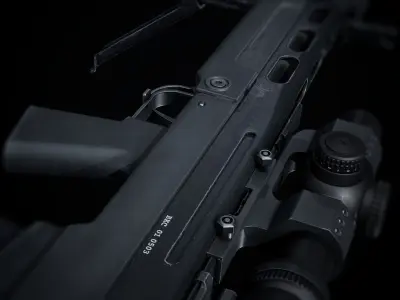 VKS Vykhlop PBR Low-poly 3D model