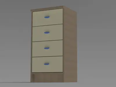 Bedroom Furniture Set Free 3D model