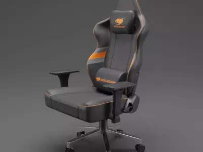 Gaming Chair Free 3D model shop