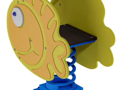 Spring Rocker Fish 3D model