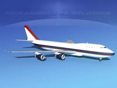 Boeing 747-100 Corporate 3 3D model