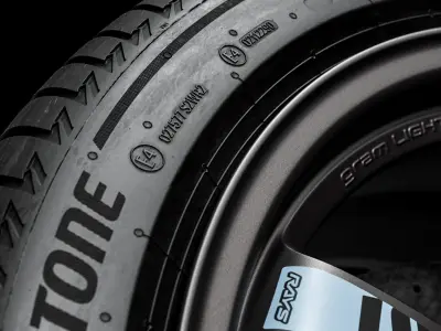 Bridgestone Turanza 225 45 R19 96W 3D model