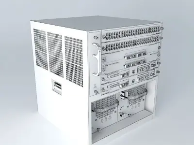 Cisco Catalyst 6506-E Chassis 3D model
