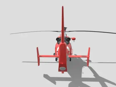 MH-65 Dolphin 3D model