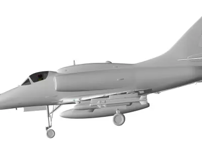 Douglas A-4 Skyhawk 3D model
