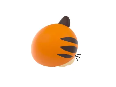 Prop157 Tiger Head 3D model