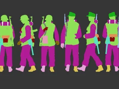 German soldiers 3D print model 4