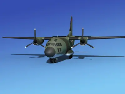 Alenia C-27A Spartan Austria 3D model