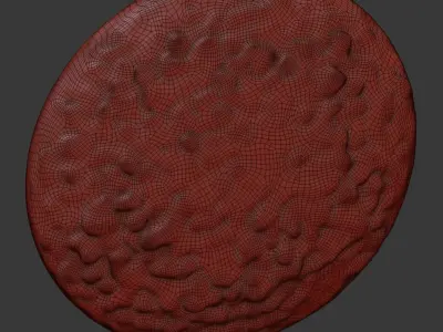 Decorative panel made of bronze Free 3D model