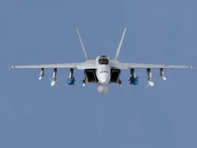  F-18 SuperHornet 3D model