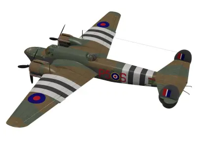 Armstrong Whitworth Albemarle 3D model