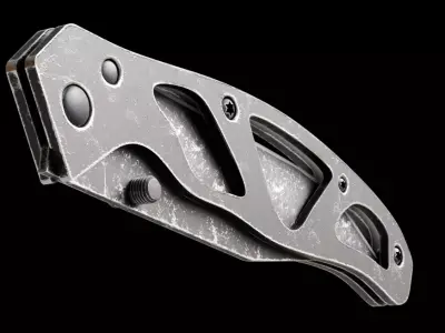 Folding Knife 3D model buy