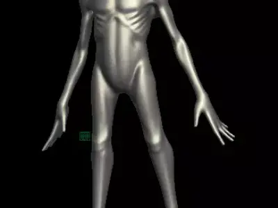 Roswell Museum alien 3D print model