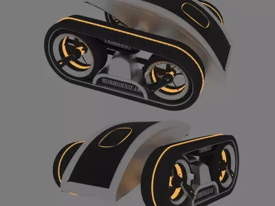 Drone transformer 3D model