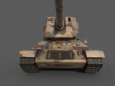 T-34-122 Egyptian 3D model