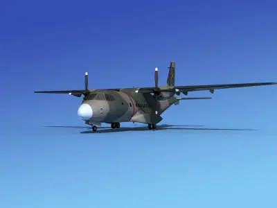 Casa CN-235 South Africa 3D model