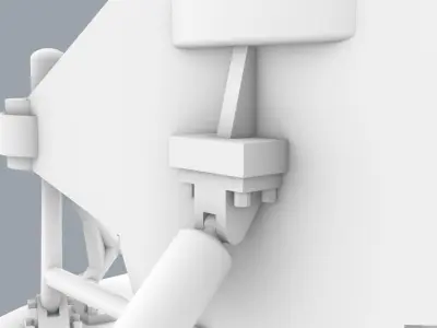 Thales NS 1000 Low-poly 3D model