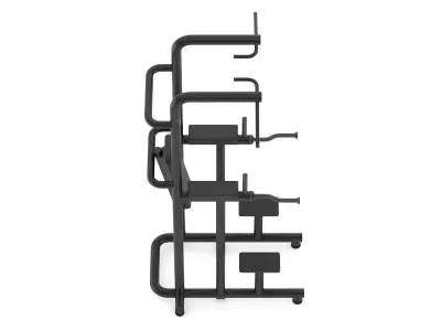 Technogym Bench Chin Up Dip Leg Raise 3D model