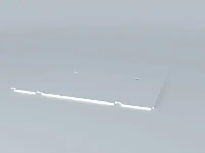 Industrial detail plate Free 3D model