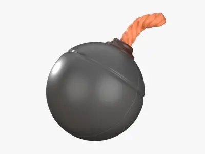Bomb 3D Illustration 3D model