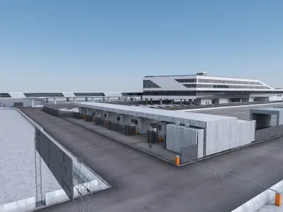 Port Terminal 3D model
