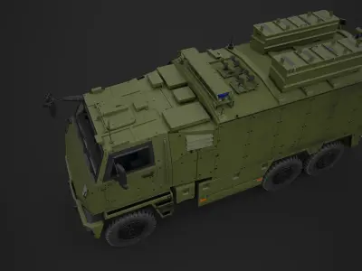 Mowag Durro III Low-poly 3D model
