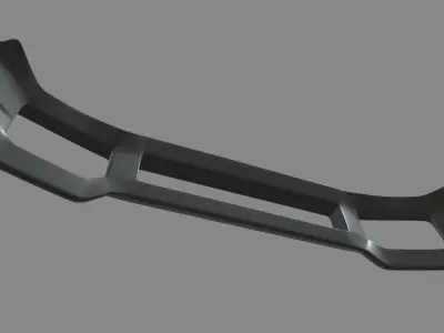 Front Bumper Mercedes Benz AMG G 63 Low-poly 3D model