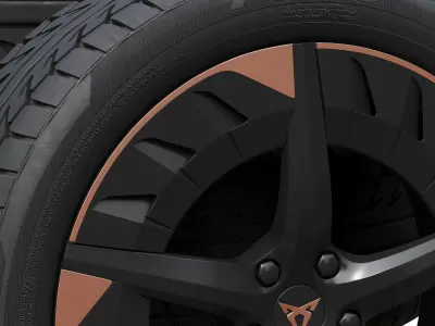 Cupra wheels 3D model