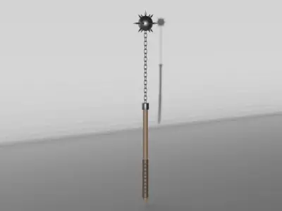 MIDDLE AGE CHAINED MACE Free 3D model