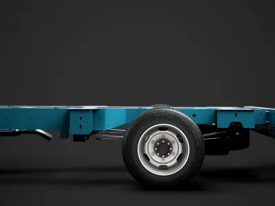 Nissan NV400 SingleCab DW E20 Chassis 2014 3D model