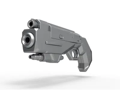 Blaster from the movie MIB International 2019 3D model