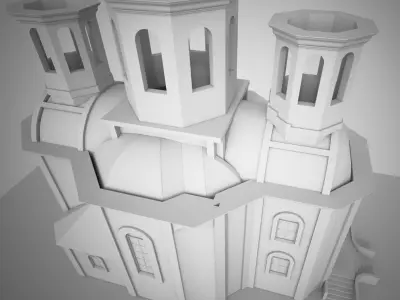 Church Temple Cathedral Kirk 3D model