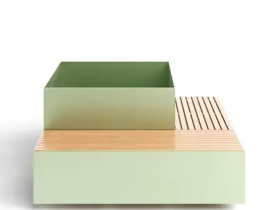 Seating  Planter 3D model purchase