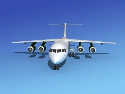 BAe 146-300 Jet Charter 3D model